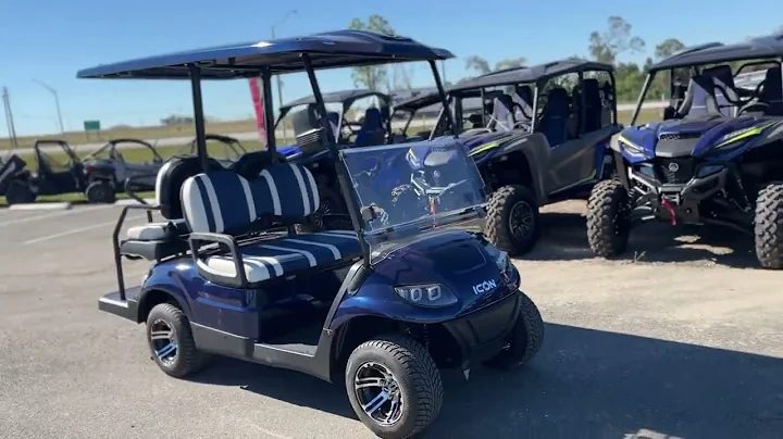 New 2023 ICON Electric Vehicles i40 Golf Cart For Sale In Sebring, FL