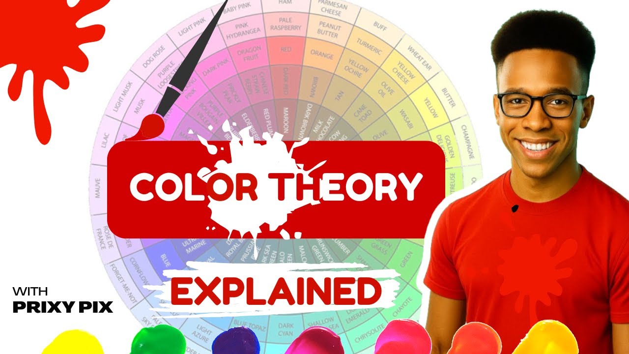 How to Mix Colors Like a Pro in Canva | Color Theory Explained! {PRIXY PIX STUDIOS}