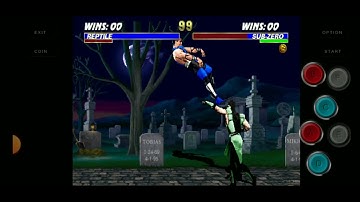 UMK3 - Reptile (hp,hp,hp Dash) Infinite vs Unmasked Sub-Zero P.2