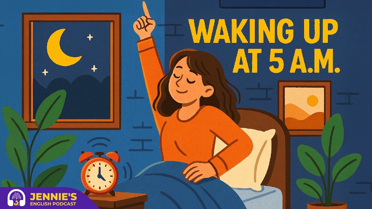 The 5AM Mindset: Wake Up Early and Change Your Life | English & Chill with Jennie - youtube