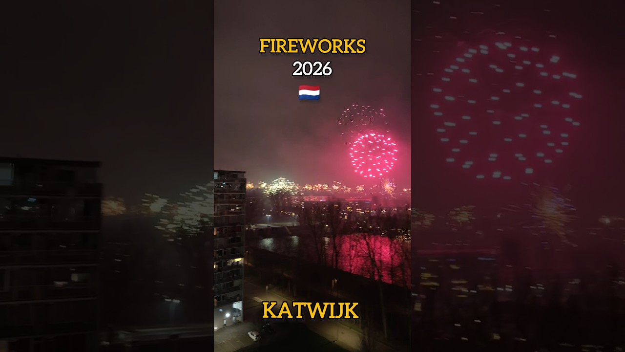 Crazy New Year Fireworks 🔥 | Katwijk 2026 