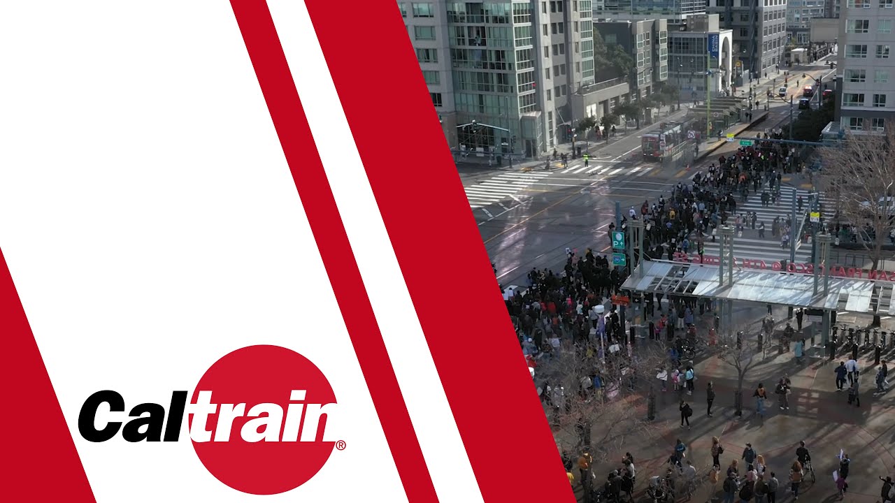 Caltrain: Celebration Train on Martin Luther King Jr. Day 2023 - YouTube