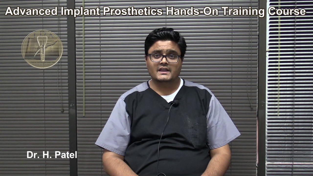 Live Patient Implant Prosthetics Training Course All On 4 Overdenture  Dr. Lastimado Implant Course