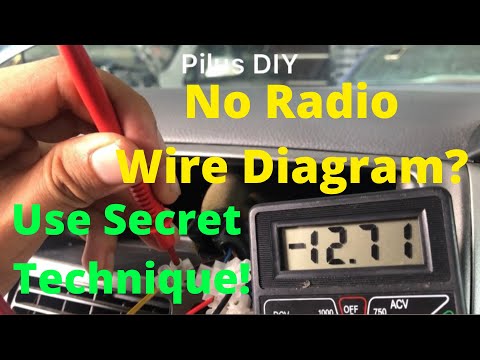 Berang Tauke Aksesori! Rahsia Wiring Radio Kereta | Identify Radio Wire Manually All Car