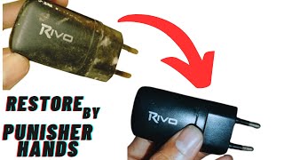 Restore Rivo Old Rusted Mobile Charger 1996 full HD, Video | Punisher Hands | #restoration