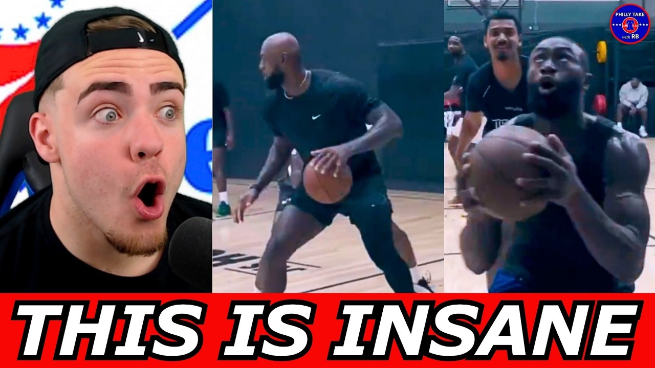 The Sixers Look UNSTOPPABLE... New Workout Footage Of LeBron James, Tyrese Maxey, & Jaylen Brown!