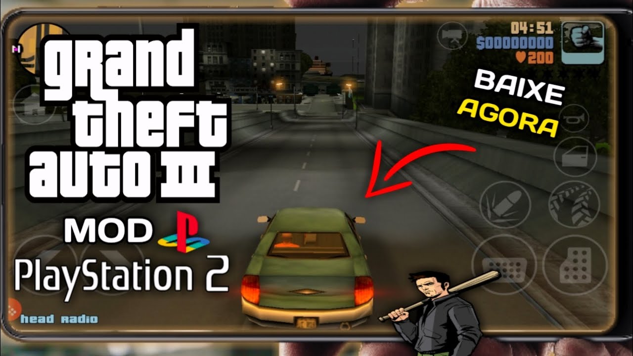 Download PS2 Mod for GTA 3 (iOS, Android)