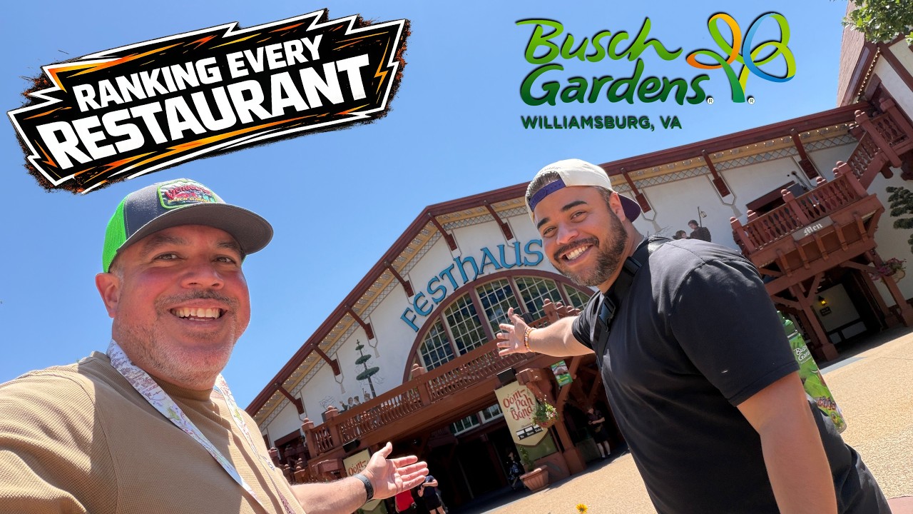 Ranking EVERY Busch Gardens Williamsburg Restaurant!