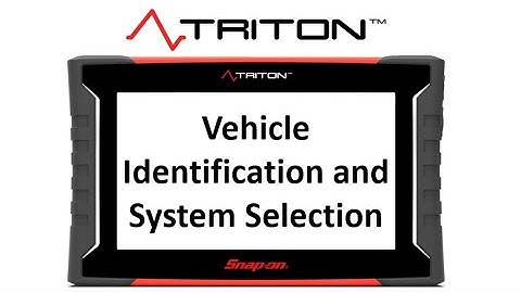 Vehicle Identification & System Selection | TRITON™ Training