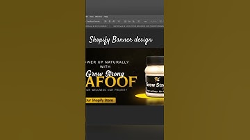 Shopify Banner design in Photoshop #gfx #shopifybanner #photoshop #design
