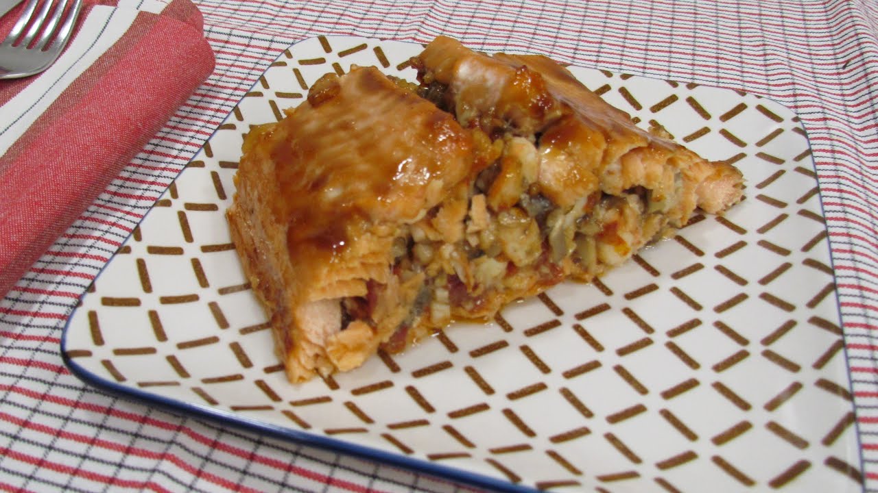 SALMON RELLENO AL HORNO. RECETA PASO A PASO
