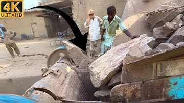 Big Rock Jaw Crusher Machine in Action | Powerful Stone Crushing ASMR Sounds