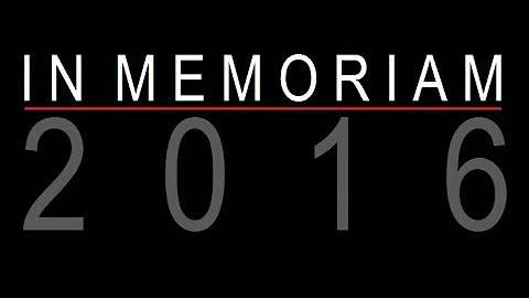 IN MEMORIAM 2016