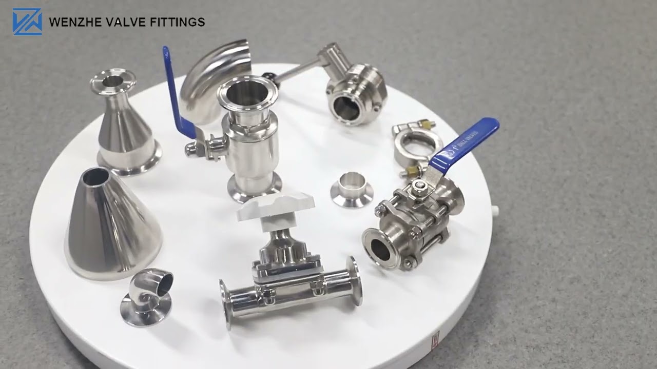 Sanitary valves and fittings
