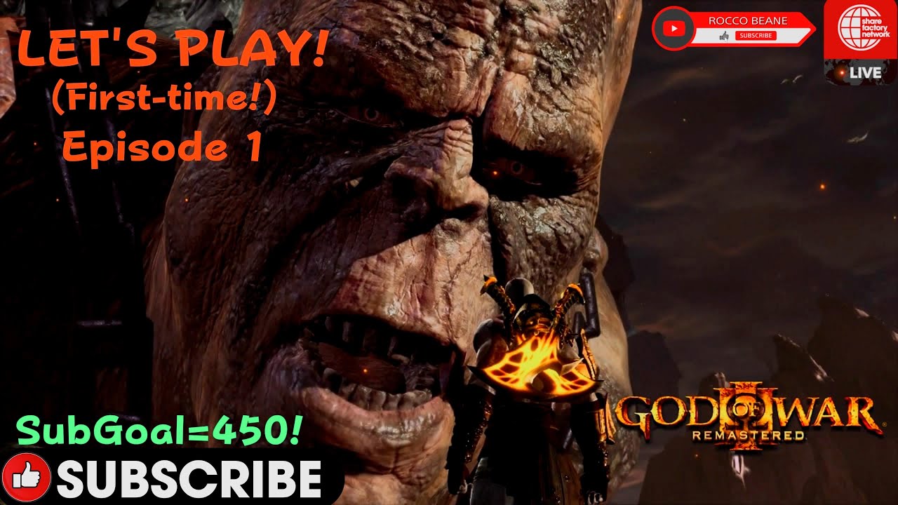 (First Time) God of war 3! Remasterd Episode 1🍿PS5 - YouTube
