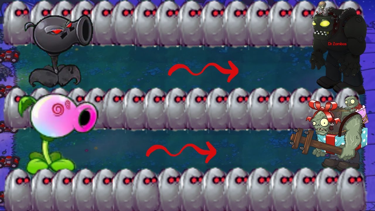 Doom Pea vs Hypno Pea vs Giga Gargantuar vs Dr. Zomboss - Hack Plants ...