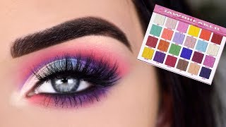 JEFFREE STAR JAWBREAKER EYESHADOW PALETTE | Pastel Eye Makeup Tutorial