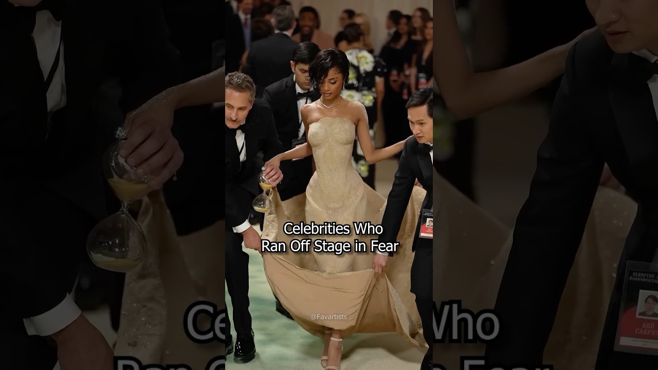 Celebrities Who Ran Off Stage in Fear