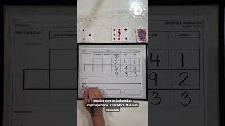 3rd Grade Addition & Subtraction Math Mat | Regrouping Practice