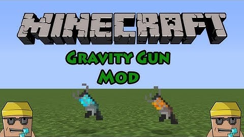 Gravity Gun Mod - Minecraft Mod Spotlight (ZERO GRAVITY!)