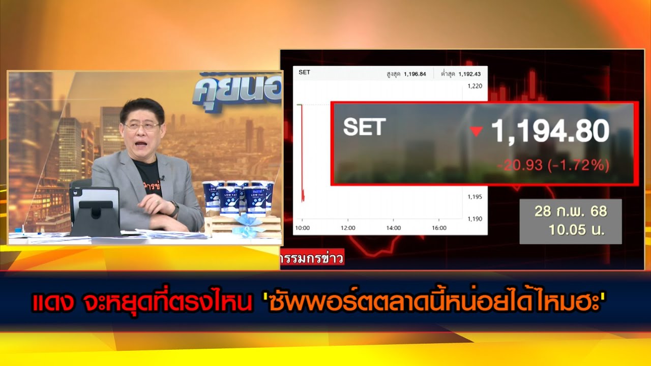 แดง จะหยุดที่ตรงไหน ซัพพอตตลาดนี้หน่อยได้ไหมฮะ