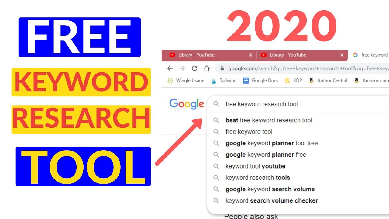 The 1 Best Free Keyword Research Tool Youtube