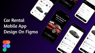 Car Rental Mobile App Design on Figma screenshot 2