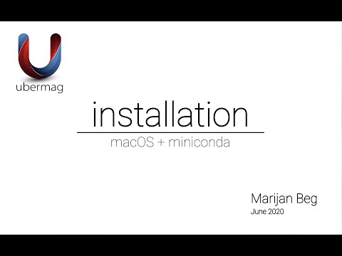 Ubermag installation (macOS, miniconda)