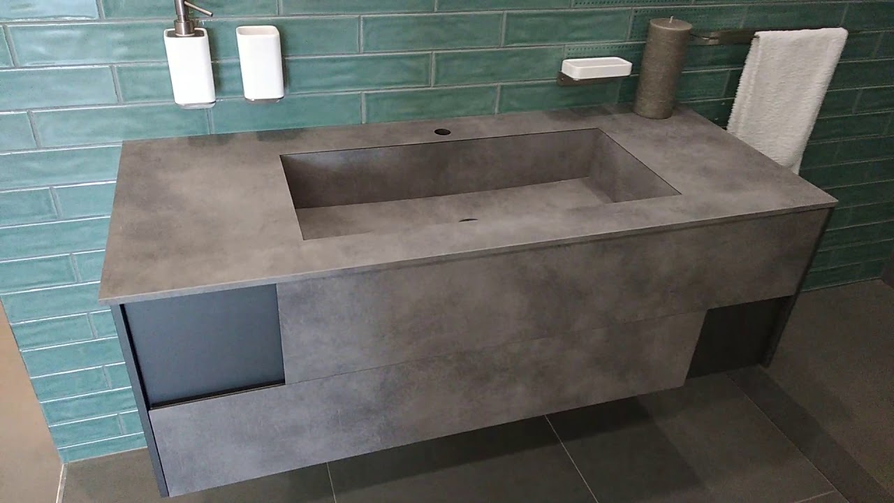Eurodesign Bali FUHPL - BK68L1234 washbasin FUBA - LI120 LM Bali unit