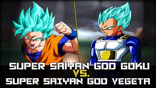 DragonBall Xenoverse: SSJG Goku vs. SSJG Vegeta |