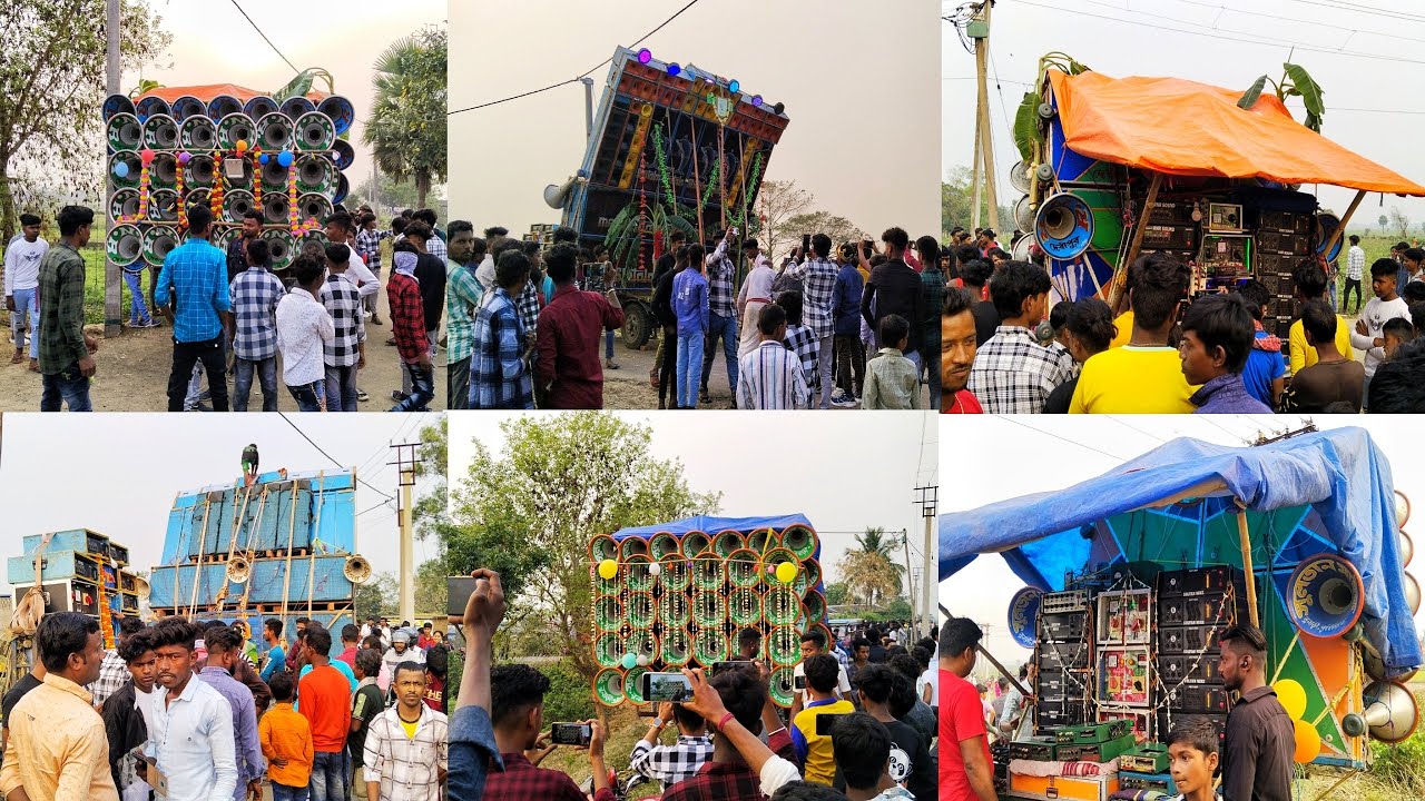 আজ তিরিঙ্গে কালী বিসর্জনে👿মা শীতলা RCF 👿RNR👿 সুলতান মাইক কে কেমন বাজছে দেখে নাও || kishor remix 2025