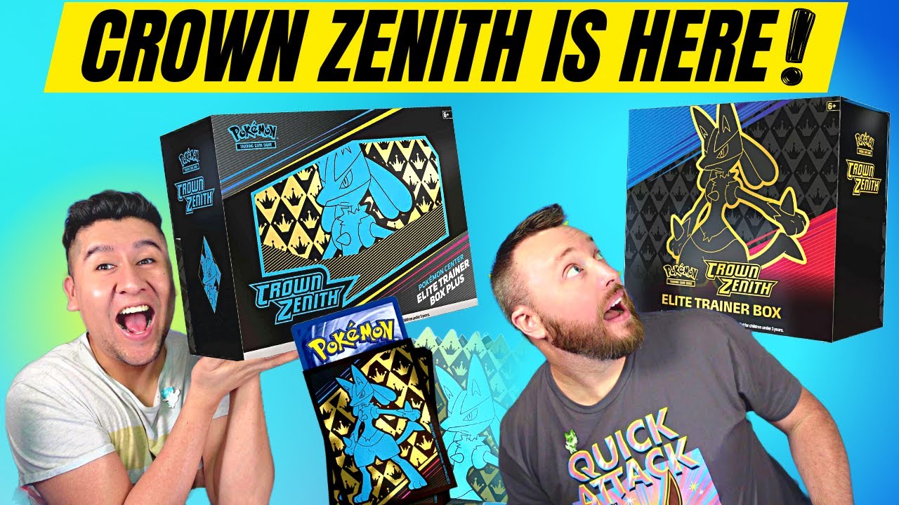 Unboxing the Final Set... CROWN ZENITH! ETB VS ETB Plus, Pokemon TCG YouTube