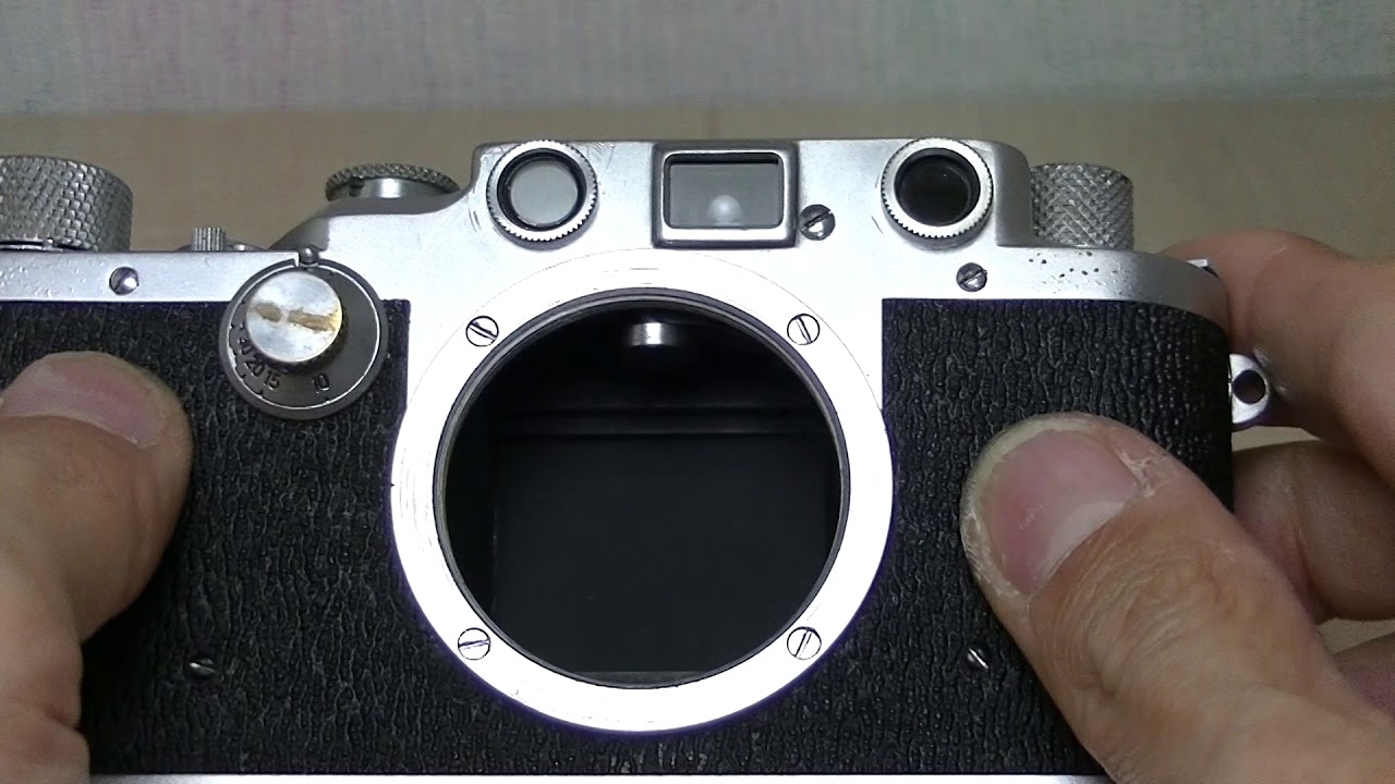 滑りにくくて丈夫なシャークスキン バルナックライカIIIc（3c
