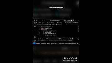 How to use pyautogui in python | #python | #create | #pythonprogramming | #coding | #keyboard