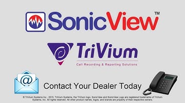 SonicView Call Recording Solution.