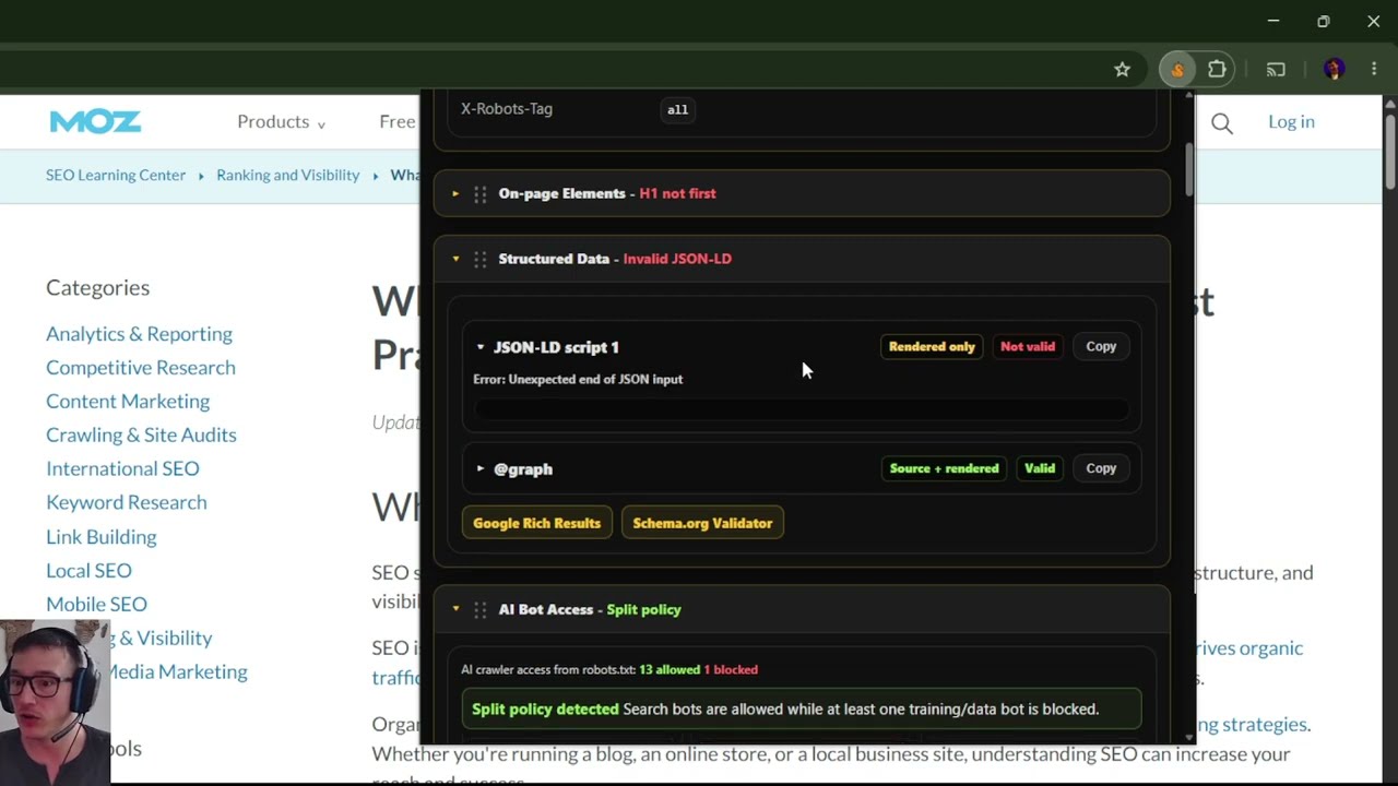 SEO Scrubbox Demo – Free Technical SEO Chrome Extension & Visual Crawler