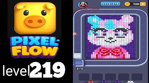 Pixel Flow level 219 Walkthrough Solution