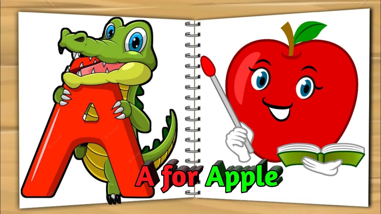 Kids A for Apple B for Baby Phonics Song | Learn ABC Alphabet with ...