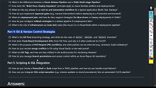Azure DevOps Engineer preparation(30 Q&amp;A):Repos, Pipelines &amp; YAML #azuredevops #interviewpreparation