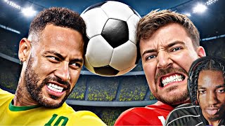 MR BEAST BEAT NEYMAR WIN $500,000 VIDEO REACTION