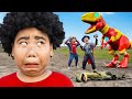 Dinosaur VS Scary Teacher 3D Rescue Baby Miss T | JURASSIC PARK In Real Life | Dinosaur Funny Video