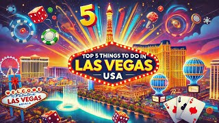 Top 5 Las Vegas Experiences You Can t Miss You Won t Believe