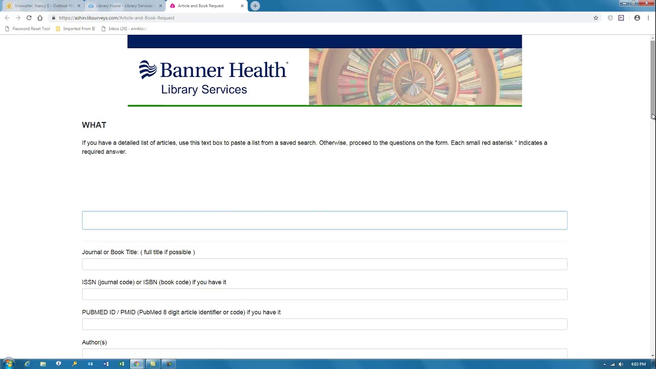 Tutorials Library Services Banner Health Library Services At