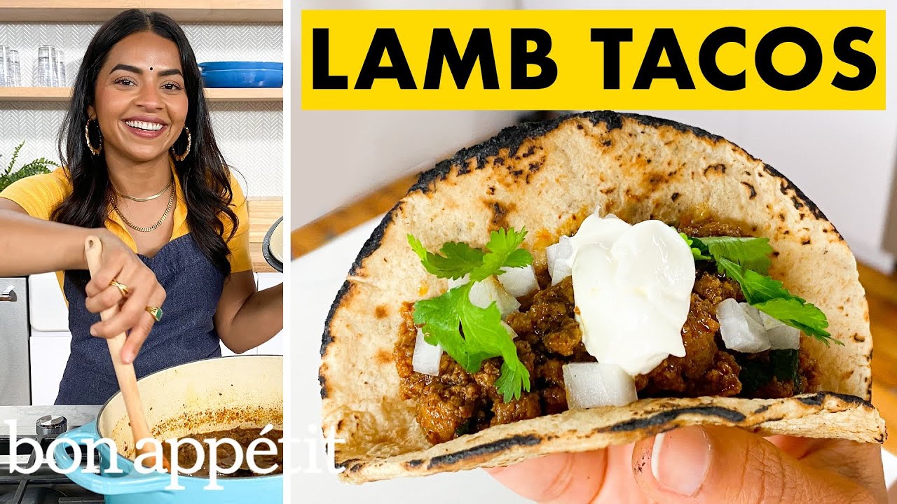 How To Make Lamb Keema Tacos   From The Home Kitchen   Bon Apptit