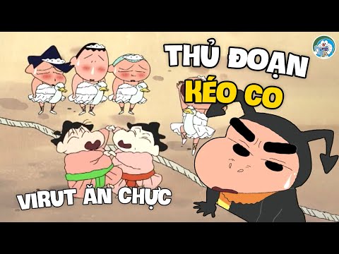 Review Shin Cậu Bé Bút Chì: Ăn Chực Nhà Nene & Đại Hội Kéo Co & Hima Muốn Chơi Thú Nhún | Shin mới nhất 2023