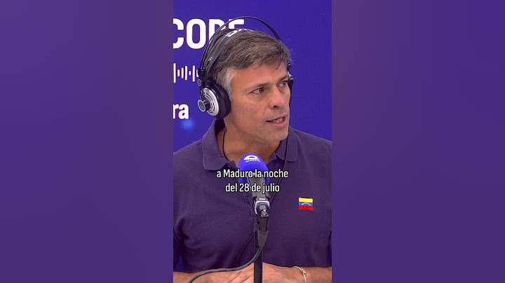 Leopoldo López: "Espero que Zapatero no juegue un papel a favor de Maduro sino de los venezolanos"