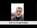 Top 10 cv mistakes