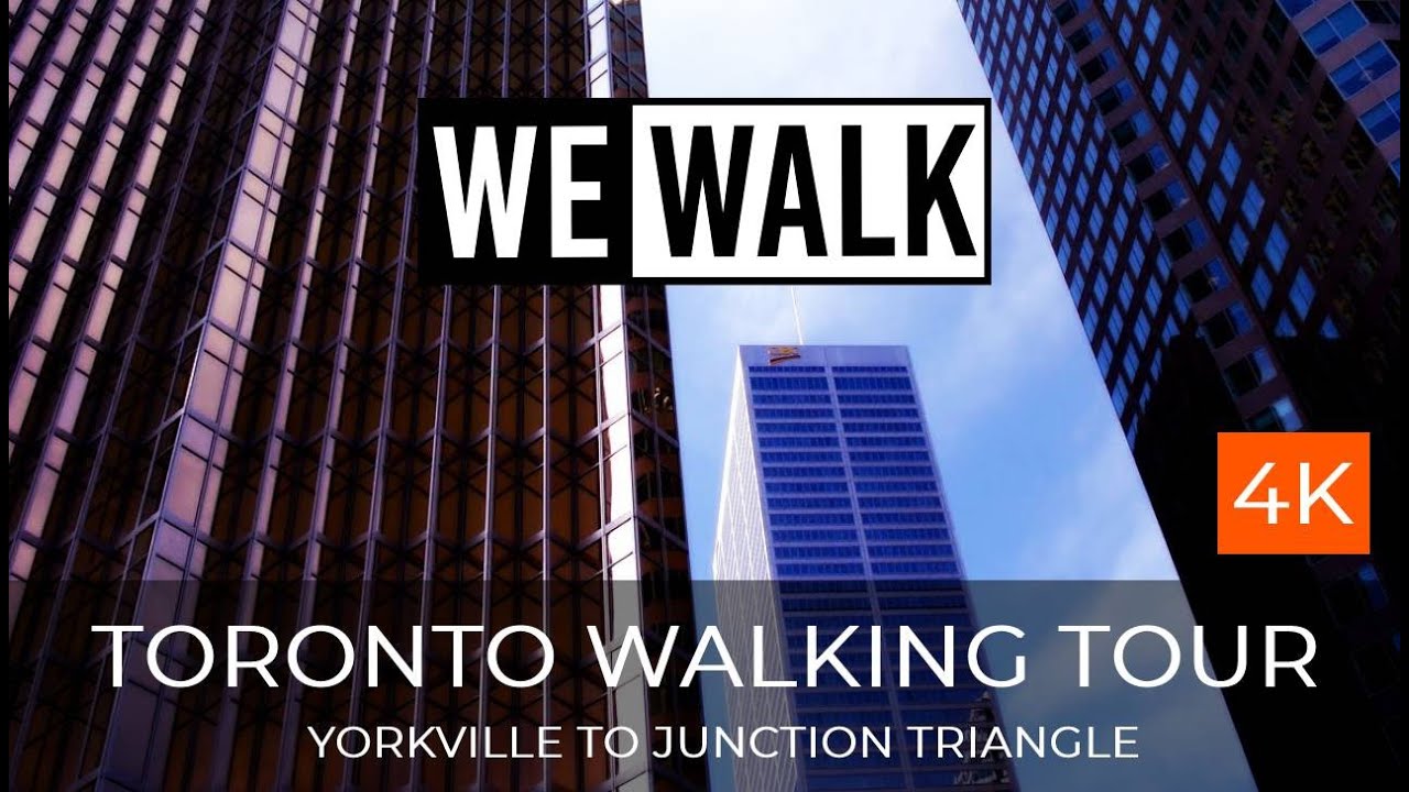 Toronto Walking Tour 4K - Yorkville to Junction Triangle