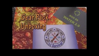 Gear Pack monthly Box#69 - Water 2.0 - Unboxing