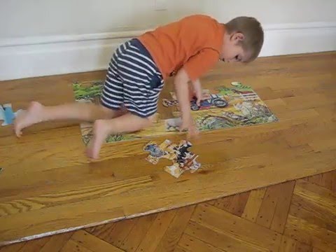 Развивающие занятия для детей 4-5 лет. Пазл Животные на ферме. Melissa & Doug Farm Floor Puzzle